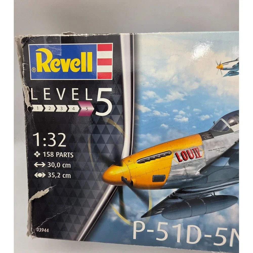 REVELL 03944 P-51D-5NA MUSTANG MODEL KIT-NIB-1:32 SCALE OPEN BOX